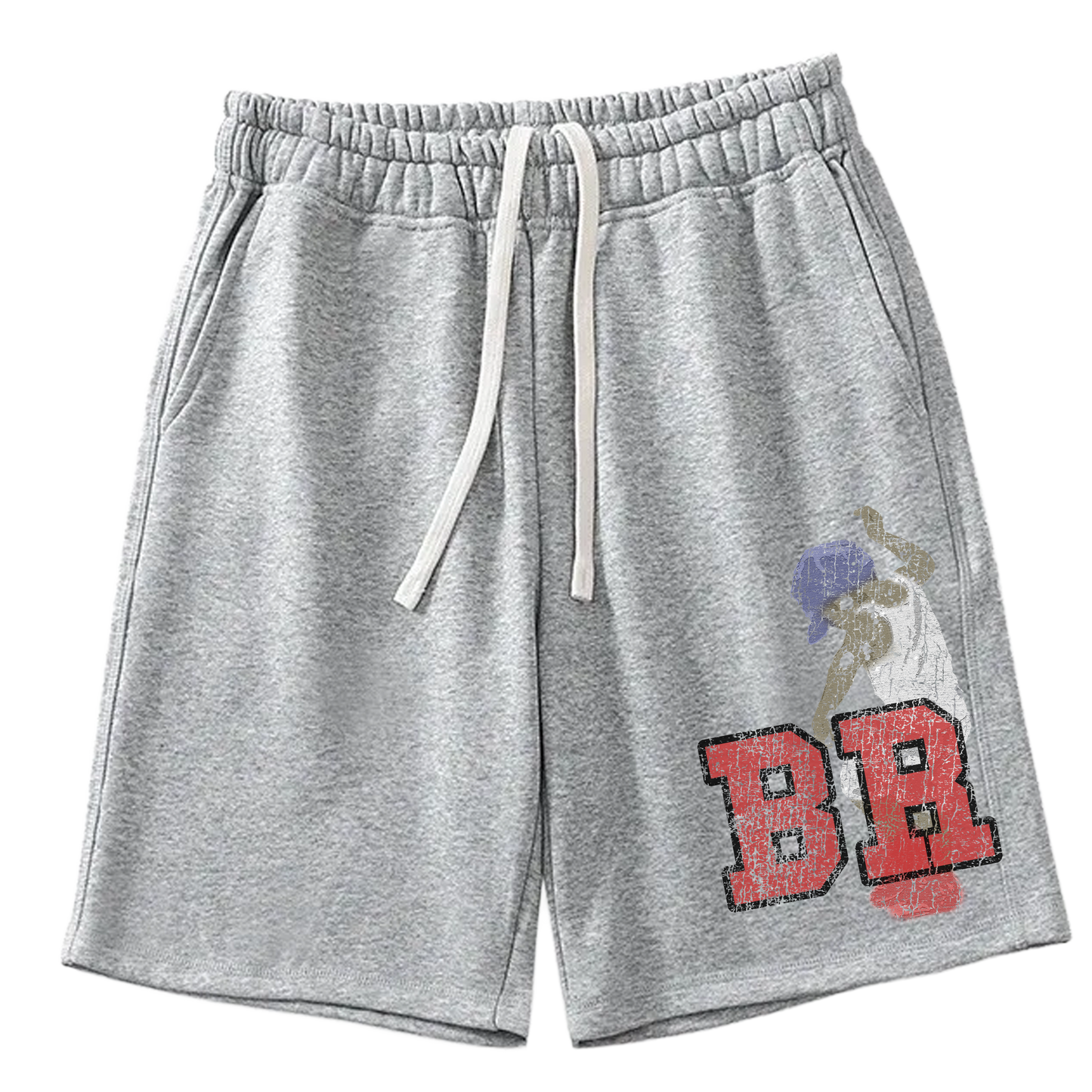 "Adolescent" Gray Sweat Shorts
