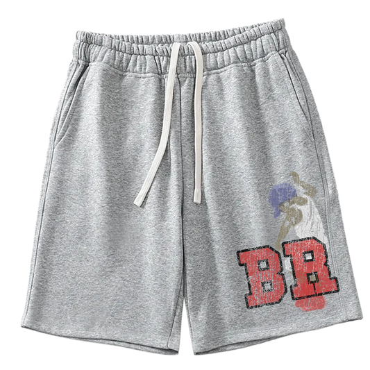 "Adolescent" Gray Sweat Shorts